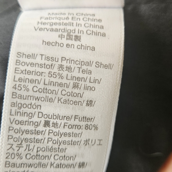 J.Crew Lined Linen Cotton Blend Scalloped Hem Pull On Mini Skirt Size 4 - Picture 4 of 5